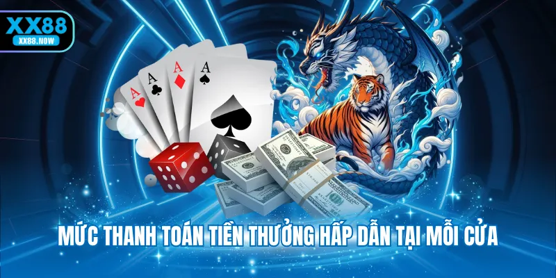 Mức thanh toán tiền thưởng hấp dẫn tại mỗi cửa